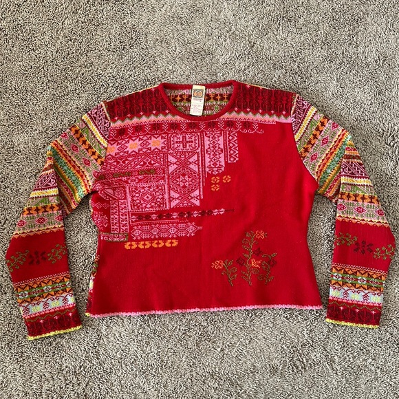 Vintage Sweaters - Oilily Vintage Wool Sweater Womens